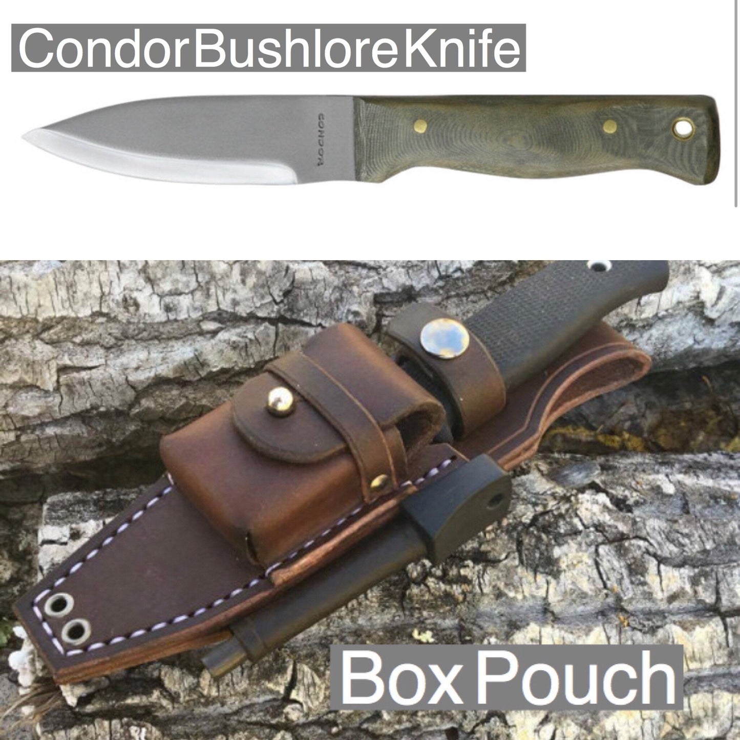 Condor Bushlore Knife Custom Bushcraft Sheath
