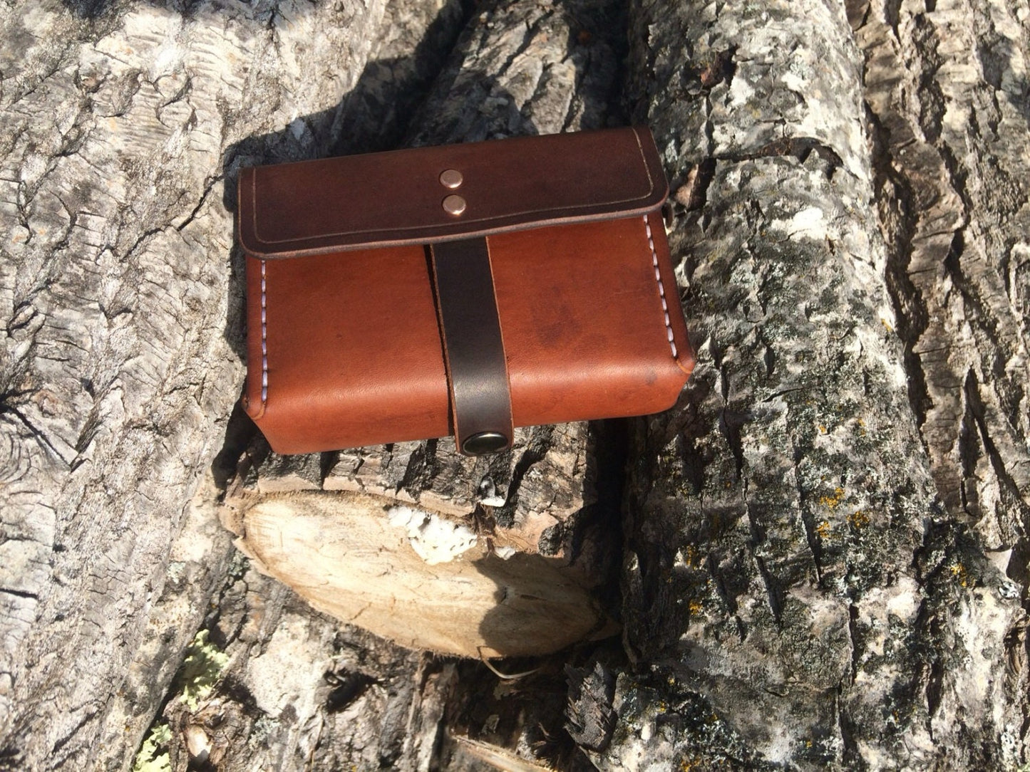 Leather Belt Mount Possibles Pouch