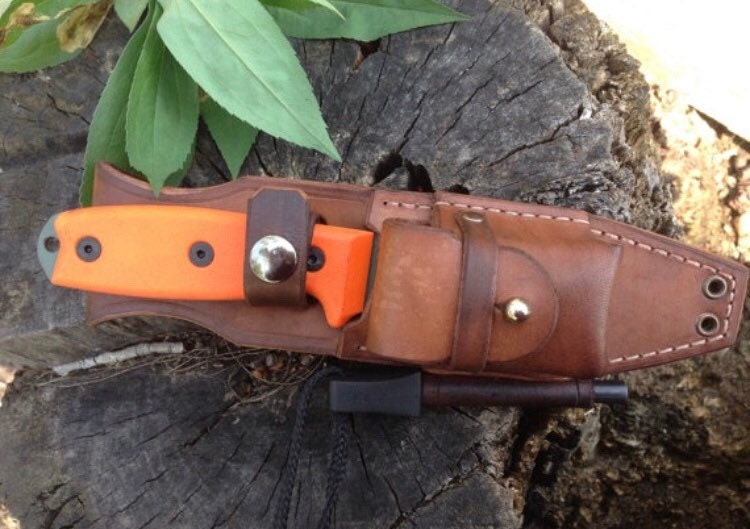 ESEE 3 Knife Custom Bushcraft Sheath