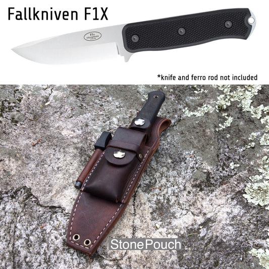 Fallkniven F1X Bushcraft Sheath - Stone Pouch