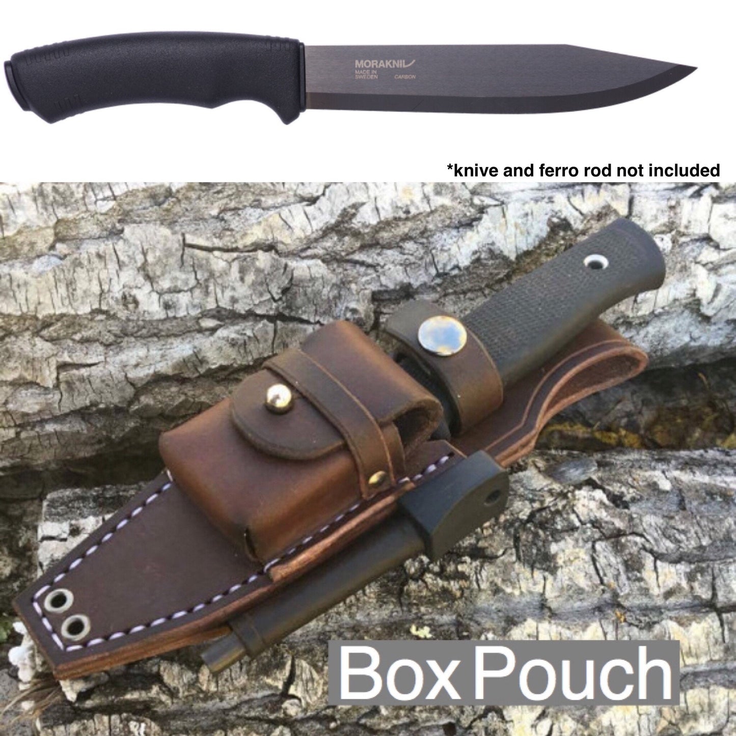 Bushcraft Sheath for Morakniv Bushcraft Pathfinder Knife - Box Pouch